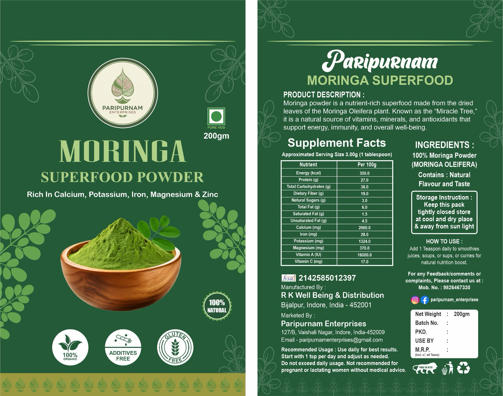 Moringa Powder